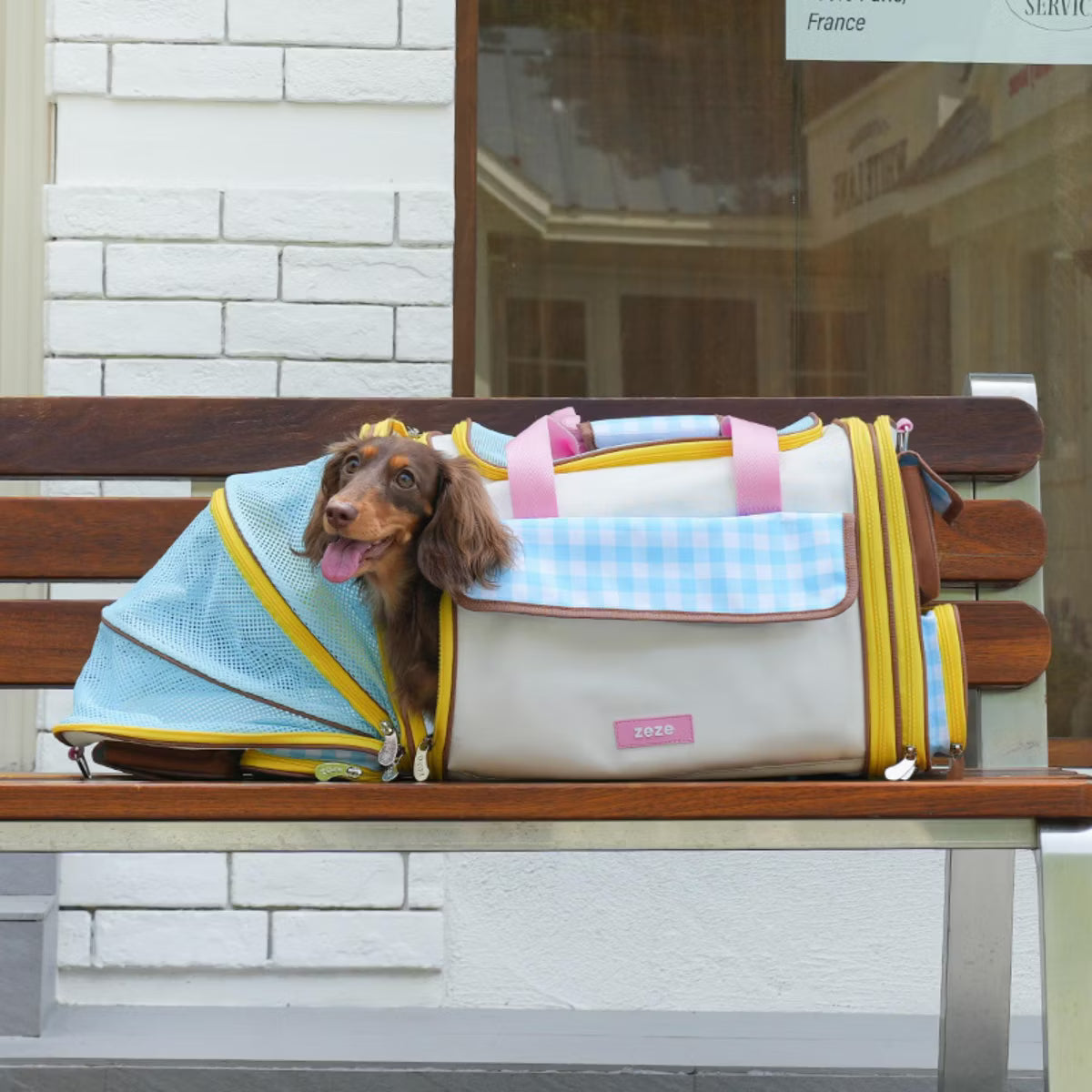 3-Panel Mesh Opening Nice Expandable Dog