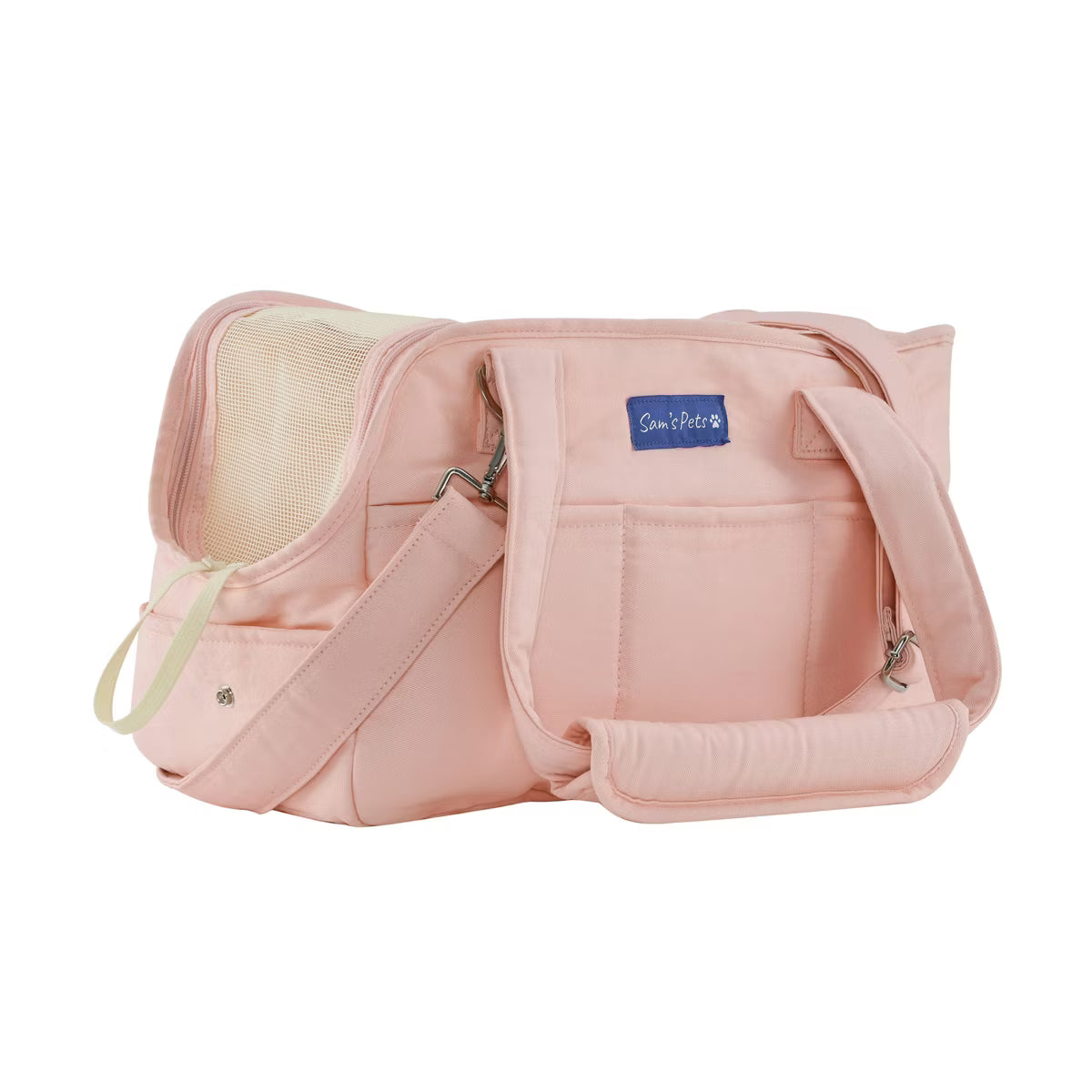 Teddy 14.5'' Dog & Cat Carrier Bag in Light Pink