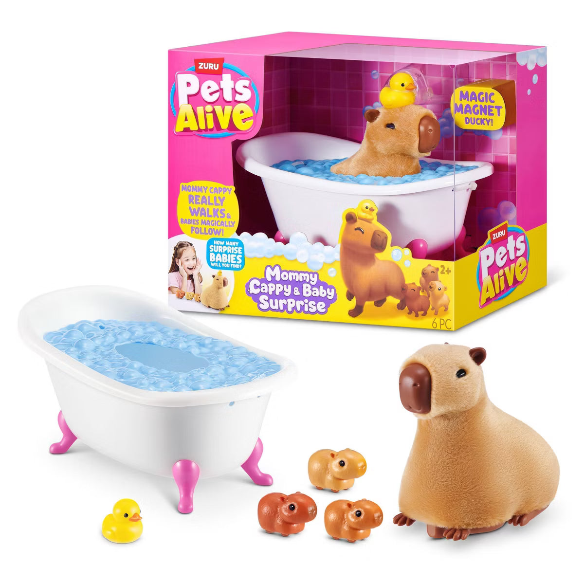 Mama Capybara & Baby Surprise