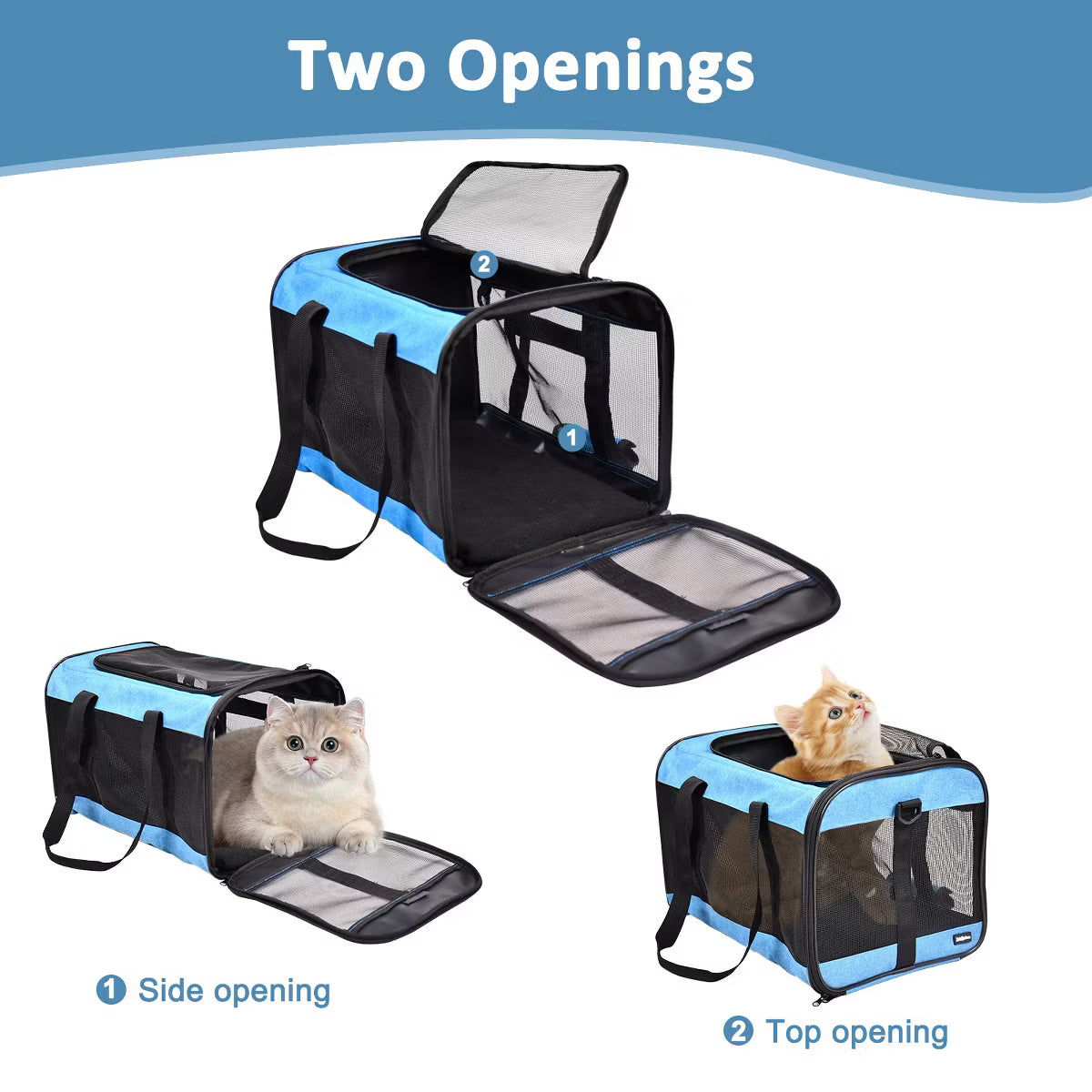 Soft-Sided Airline Approved Bag Cat Carrier