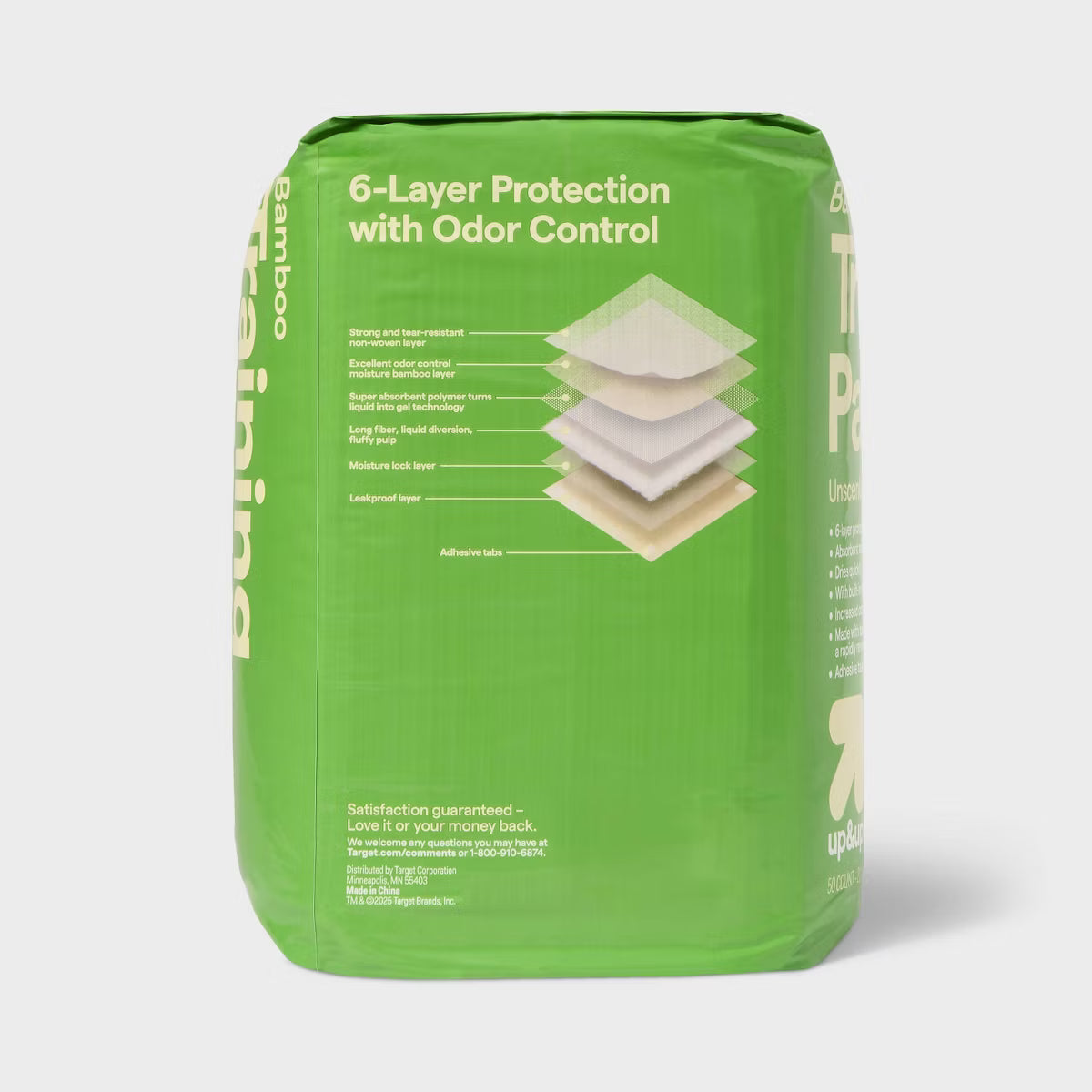 Eco Friendly Bamboo Dog Training Pads - 50ct