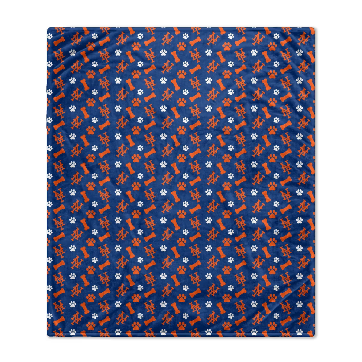 Mets Bones Repeat Pet Blanket