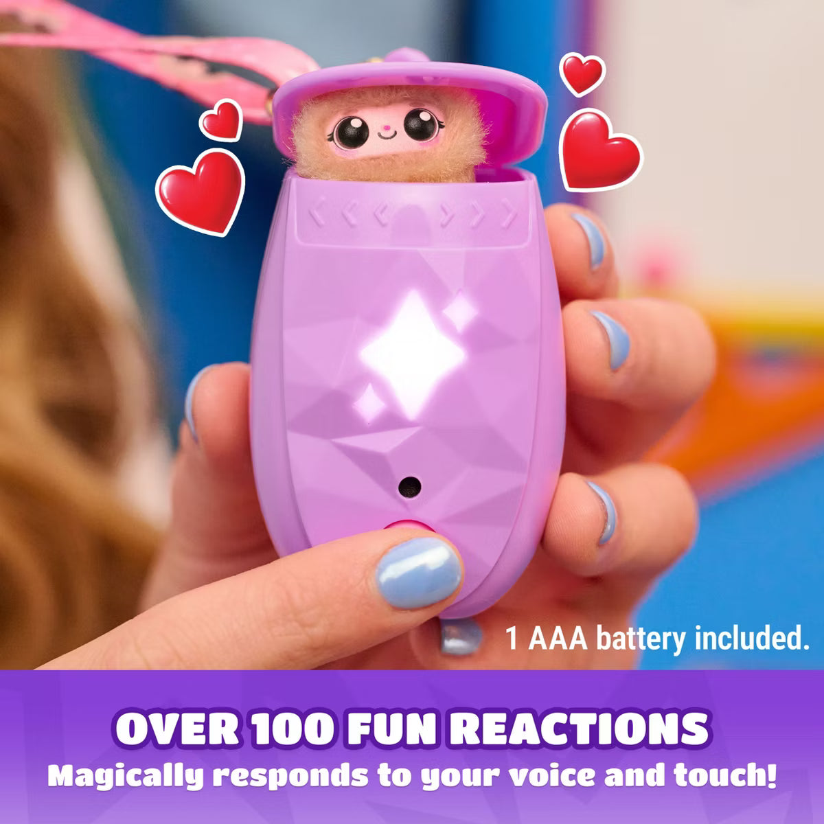 Pink Digital Pet Interactive Toy
