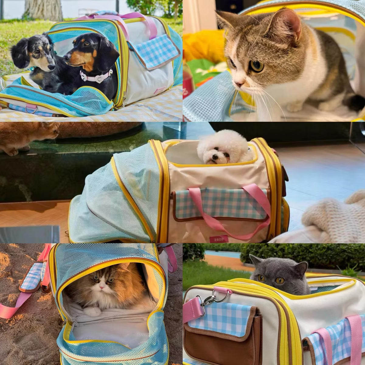 3-Panel Mesh Opening Nice Expandable Dog
