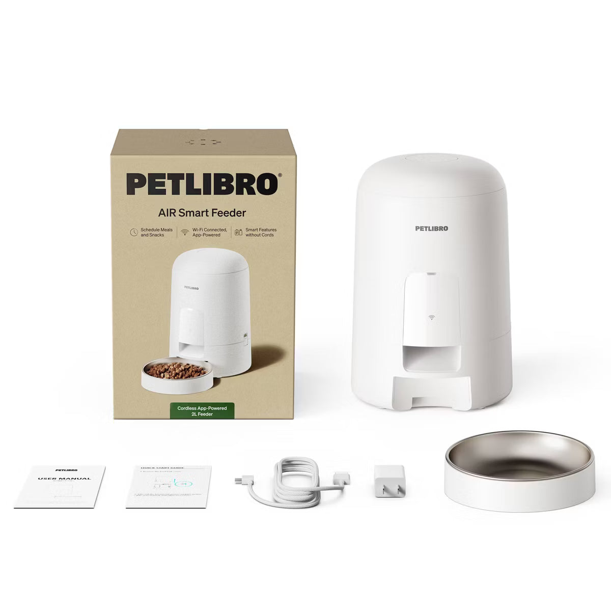 2L Wire Free Air Automatic WiFi Cat and Dog Automated Feeder