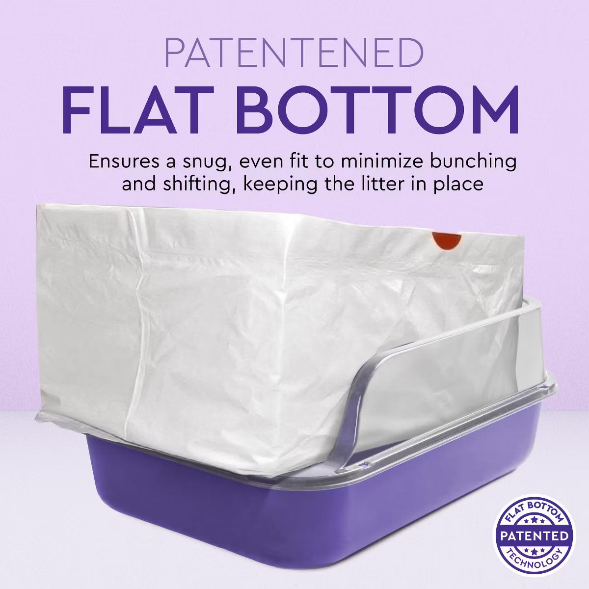 Cat Litter Box Liners Alfapet Heavy Duty Flat Bottom
