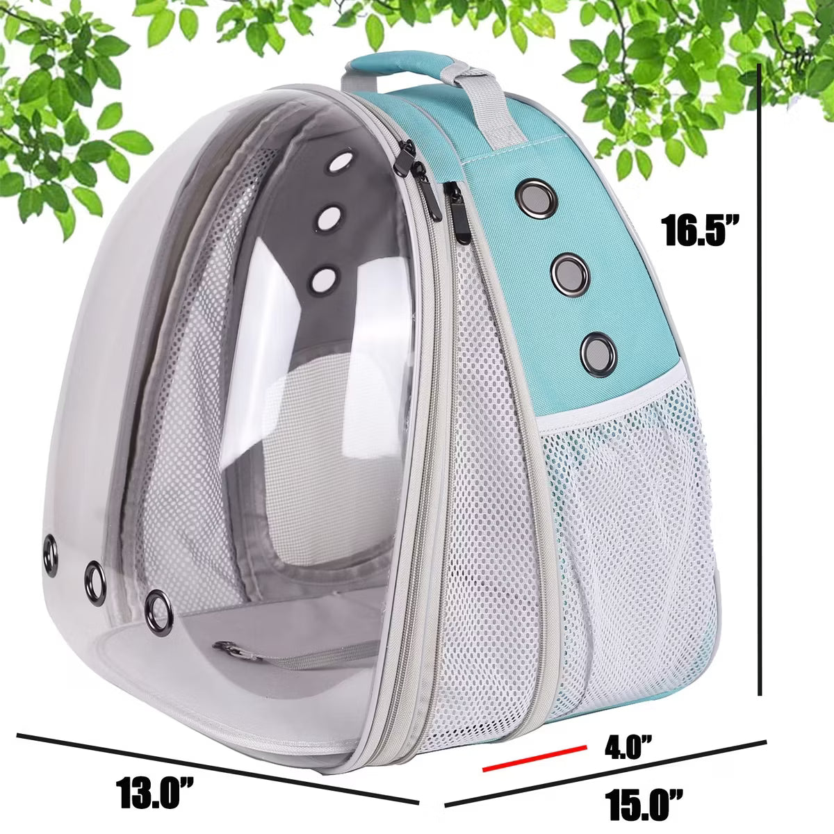 Bubble Cat Backpack Carrier  Green