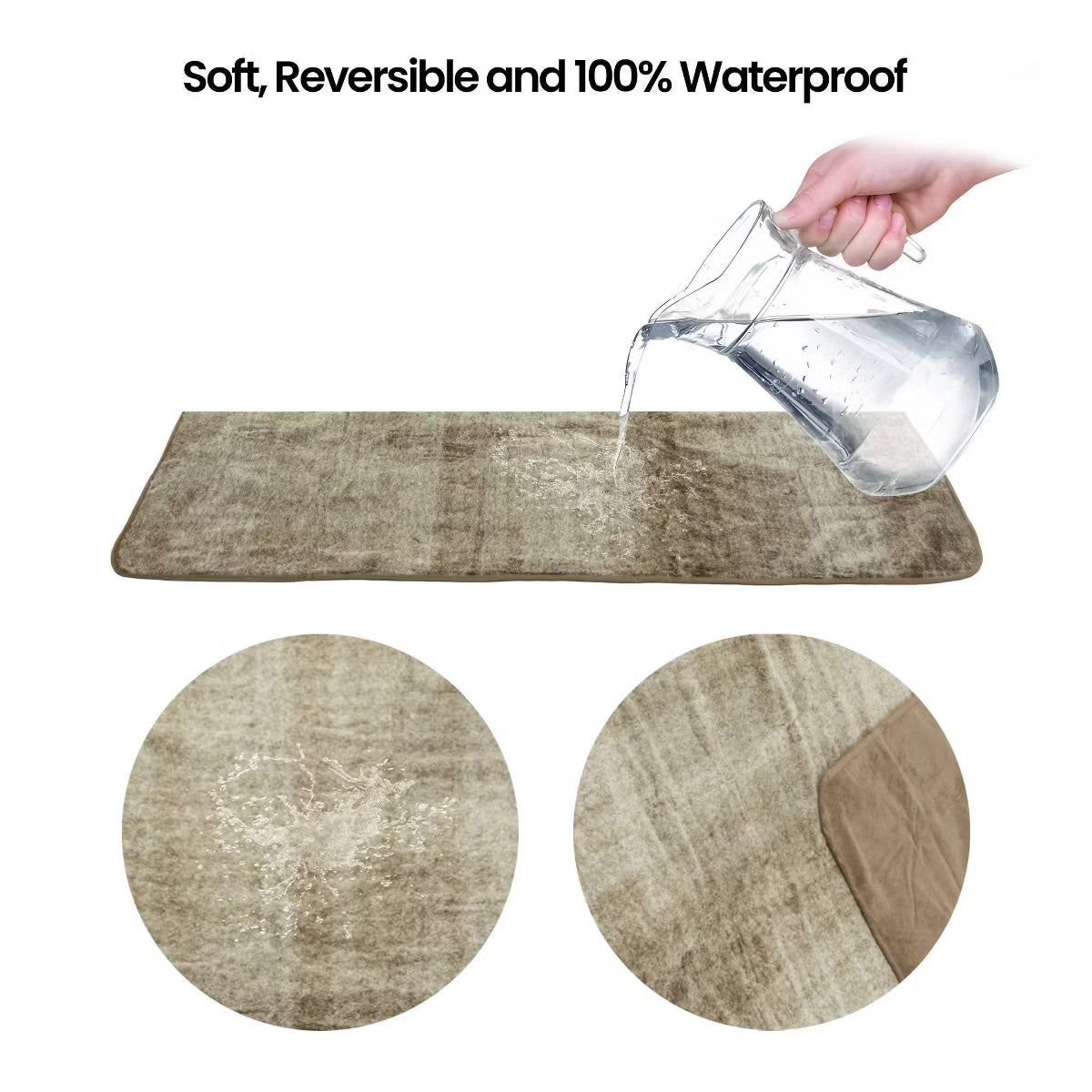 Waterproof Soft Plush Reversible Furniture