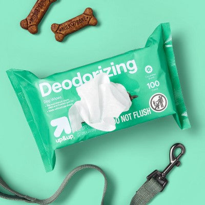 up&up deodorizing dog wipes 100 count - image 2