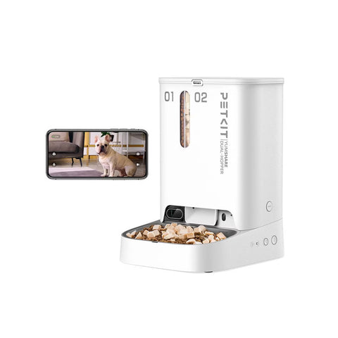 L YumShare Dual-hopper Cat and Dog Automatic Feeder