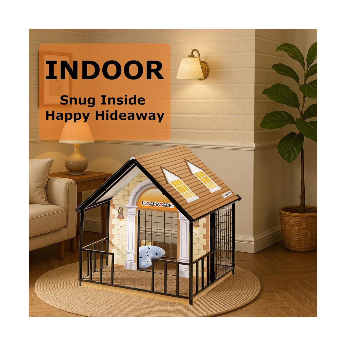 Indoor Cat House Cat Cage Lockable