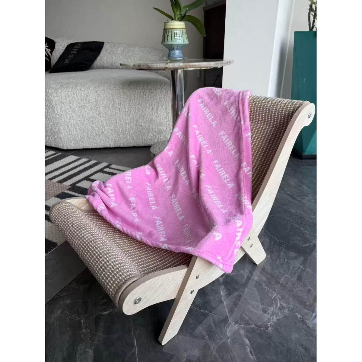 Soft Fleece Pet Blanket - Pink, 27.6 x 39.4