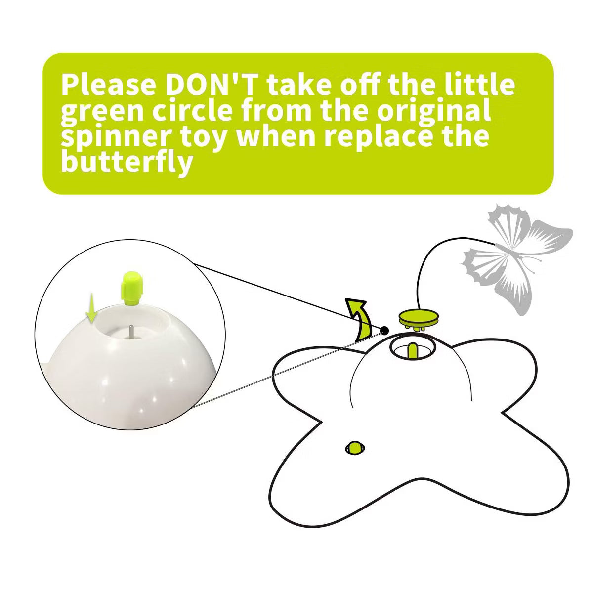 Interactive Cat Toys Butterfly Flutter Toys