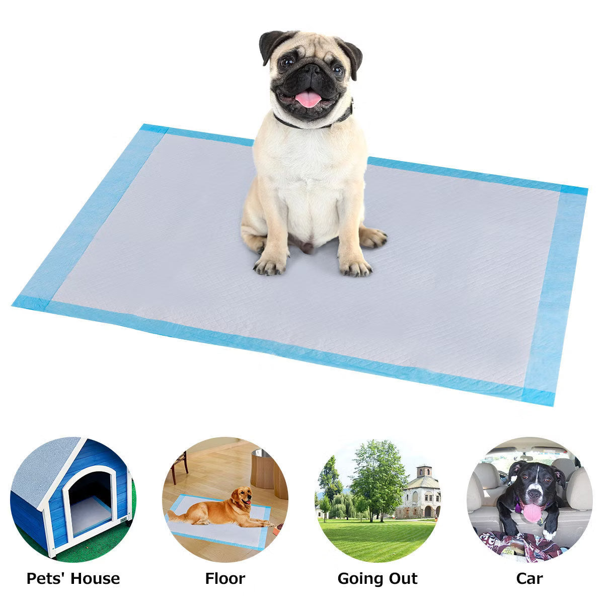 300 PCS 17'' X 24'' Puppy Pet Pads Dog Cat
