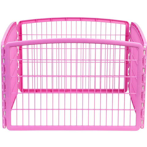 Puppy Pet Small Medium Dog Pen Keep Pets Secure Easy Assemble Rust