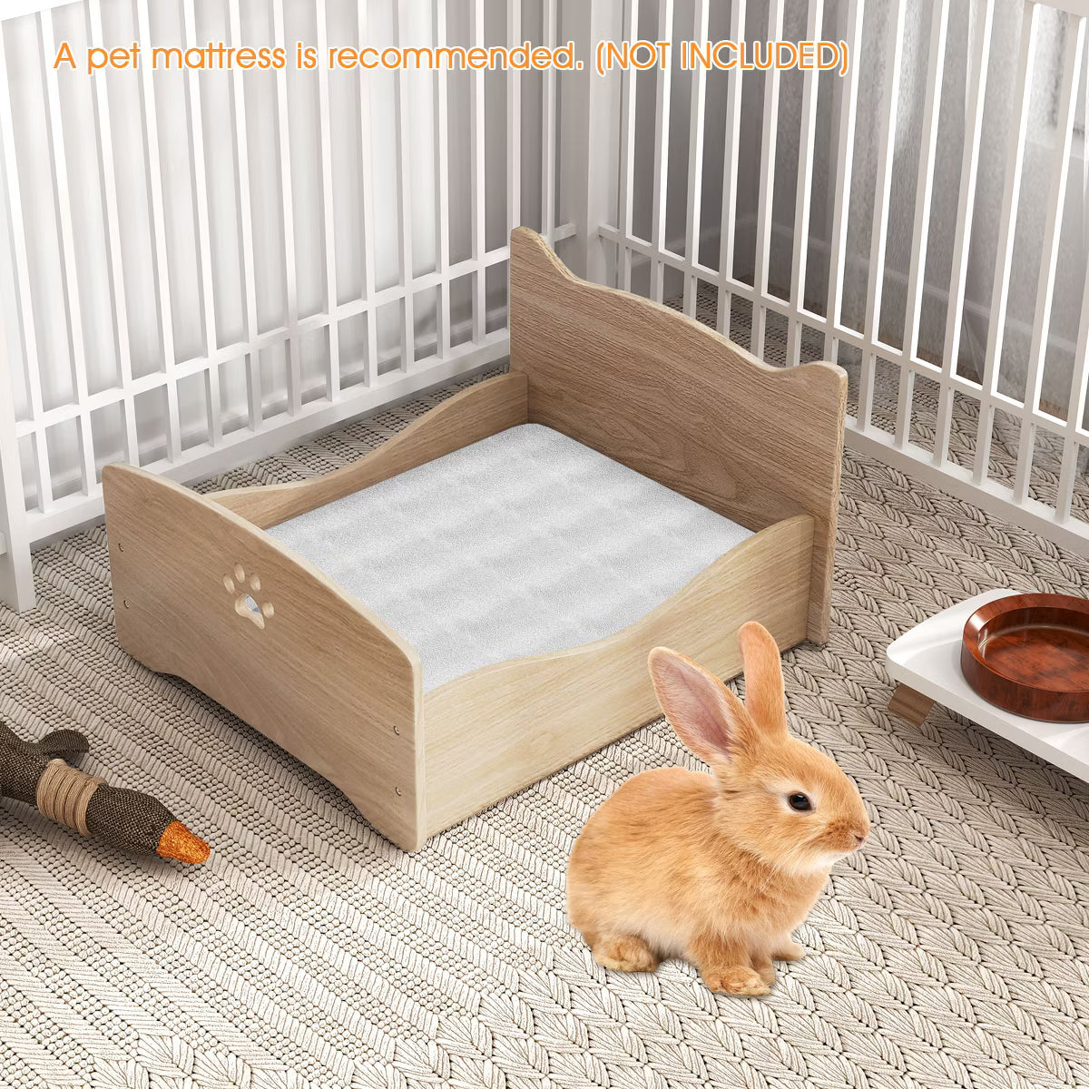 levated Pet Bed Frame Indoor Large Cat Bed