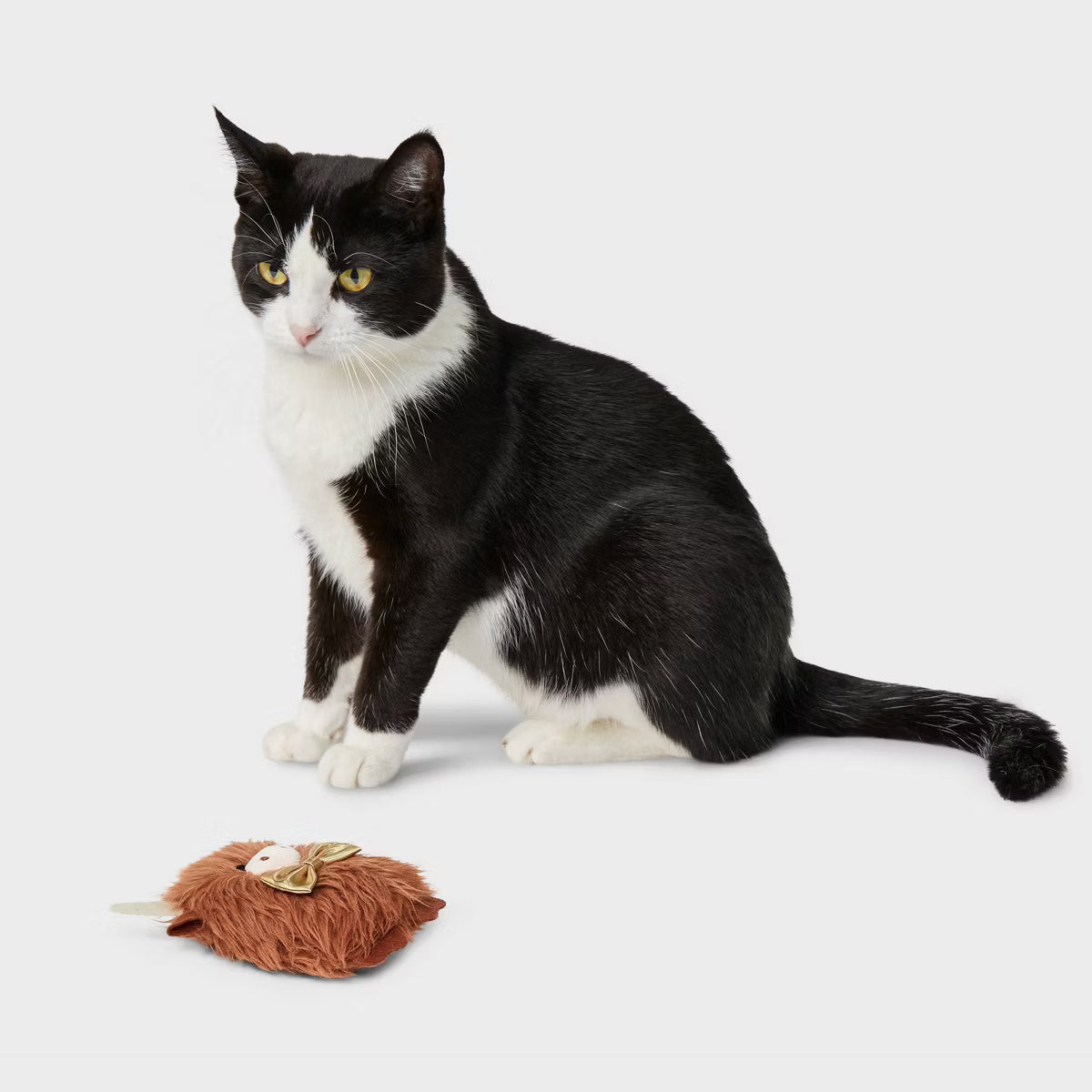 Highland Cow Cat Plush Toy