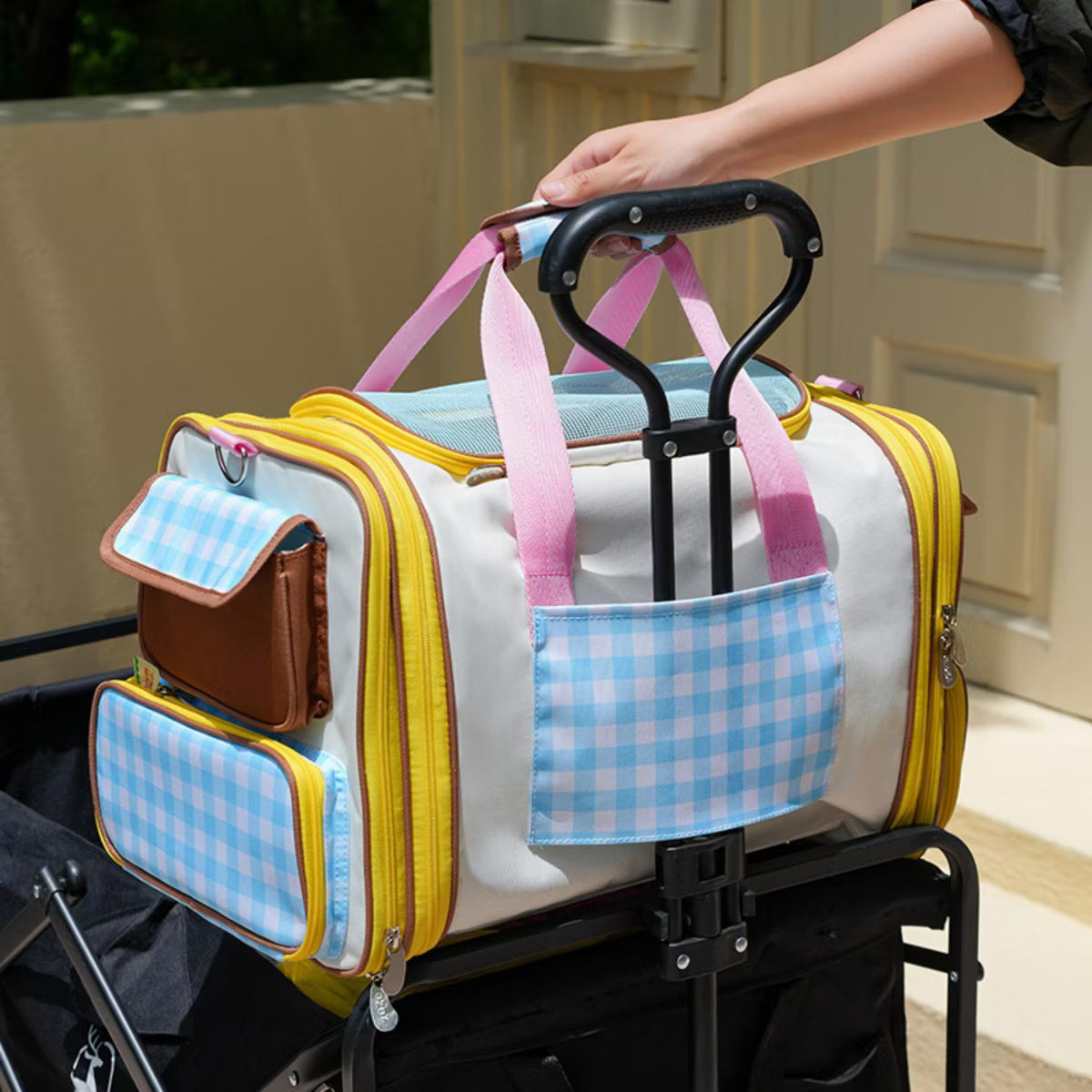 3-Panel Mesh Opening Nice Expandable Dog
