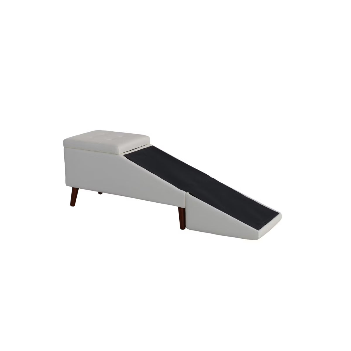 Pawridge 2-in-1 Split Foldable Pet Ramp Ottoman with Storage