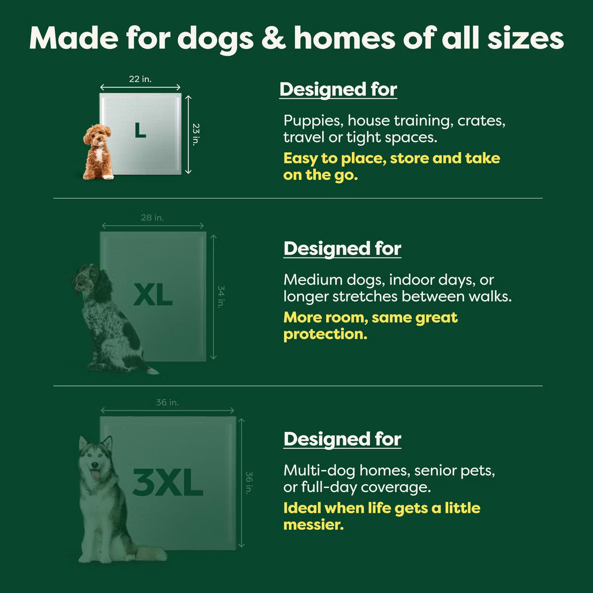 Training Pee Pads - Large