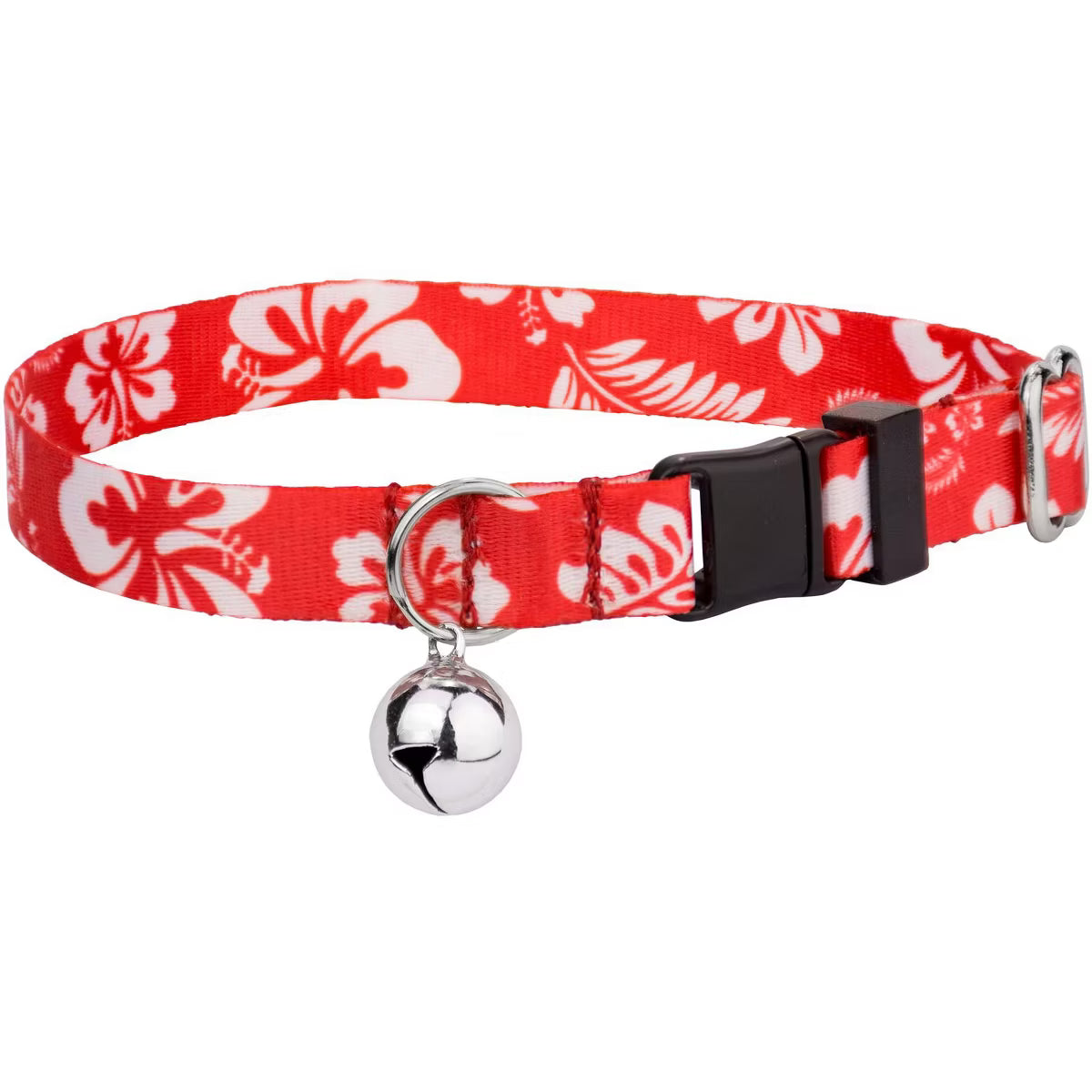 Red Hawaiian Cat Collar