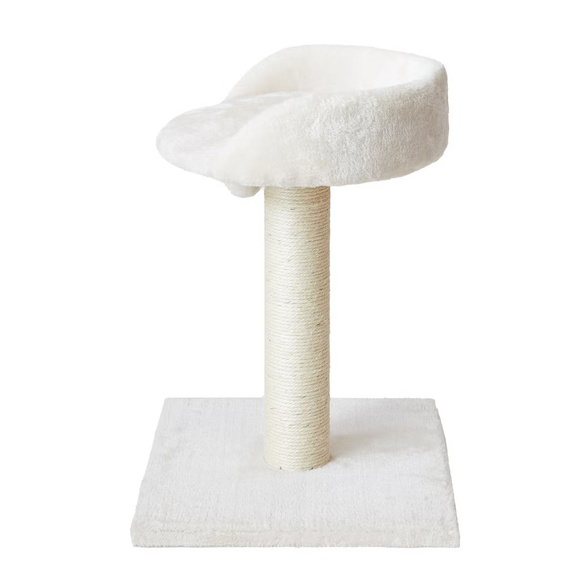 Off-White Scratching Post Cat Furniture - 20.5 in. Tall