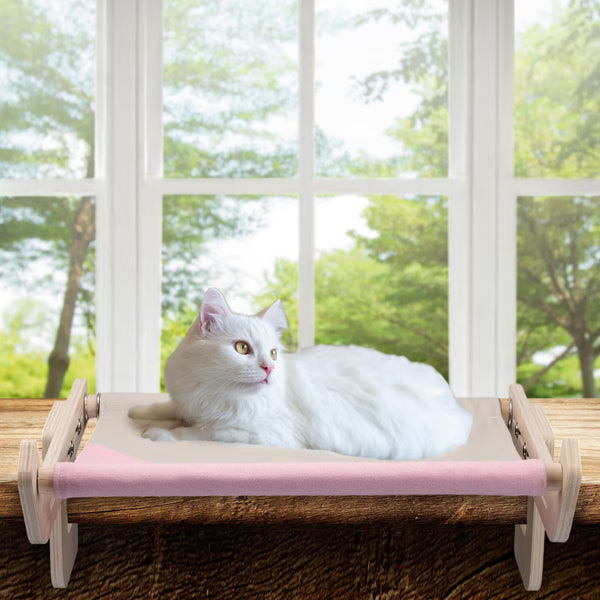 Cat Window Perch 17.52"x14.17"x6.3" Pink
