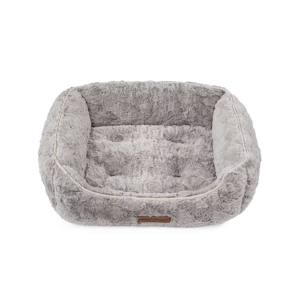 Plush Cuddler Rectangle Dog Bed-Medium