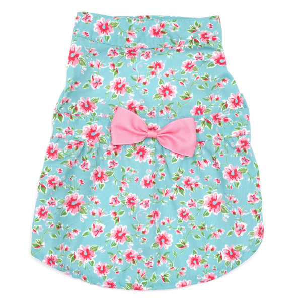 Watercolor Floral Adjustable Pet Dress