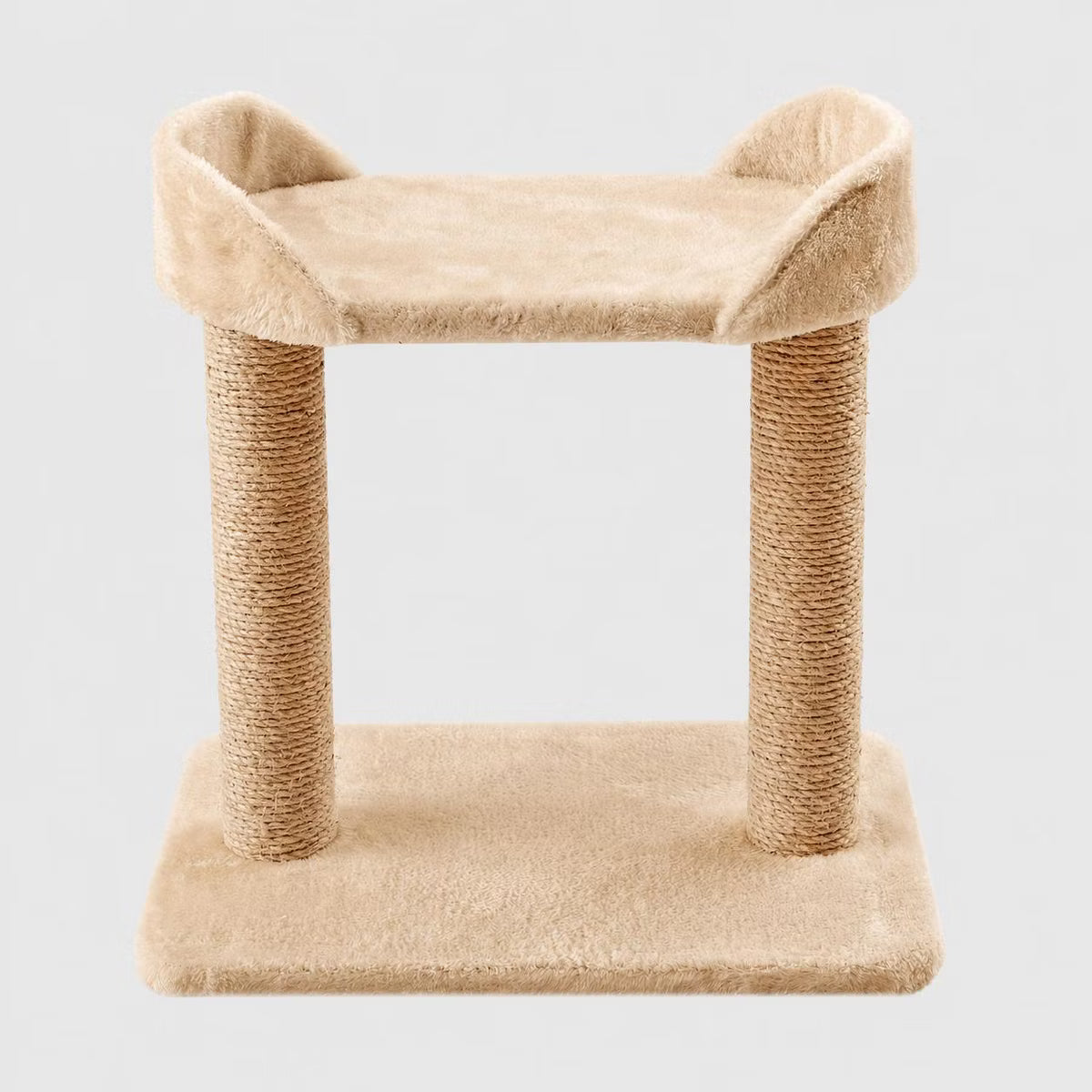 - Beige Scratching Post Cat Furniture - 18.5 in