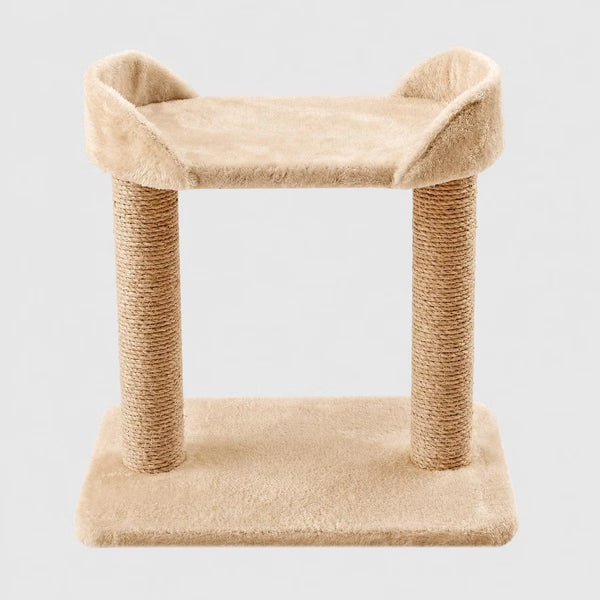 - Beige Scratching Post Cat Furniture - 18.5 in