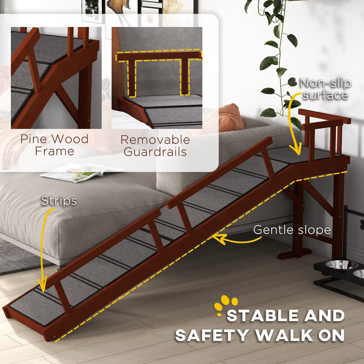 Dog Stairs for Small, Medium & Large Dogs