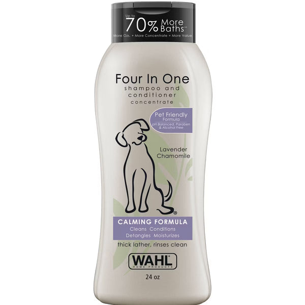 Four-In-One Fresh Scented Calming Formula Dog Shampoo and Conditioner - 24 fl oz