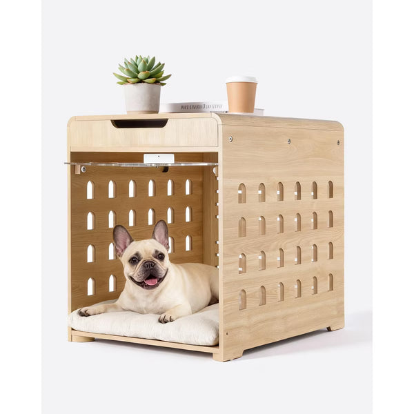 Modern Dog Crate Furniture End Table