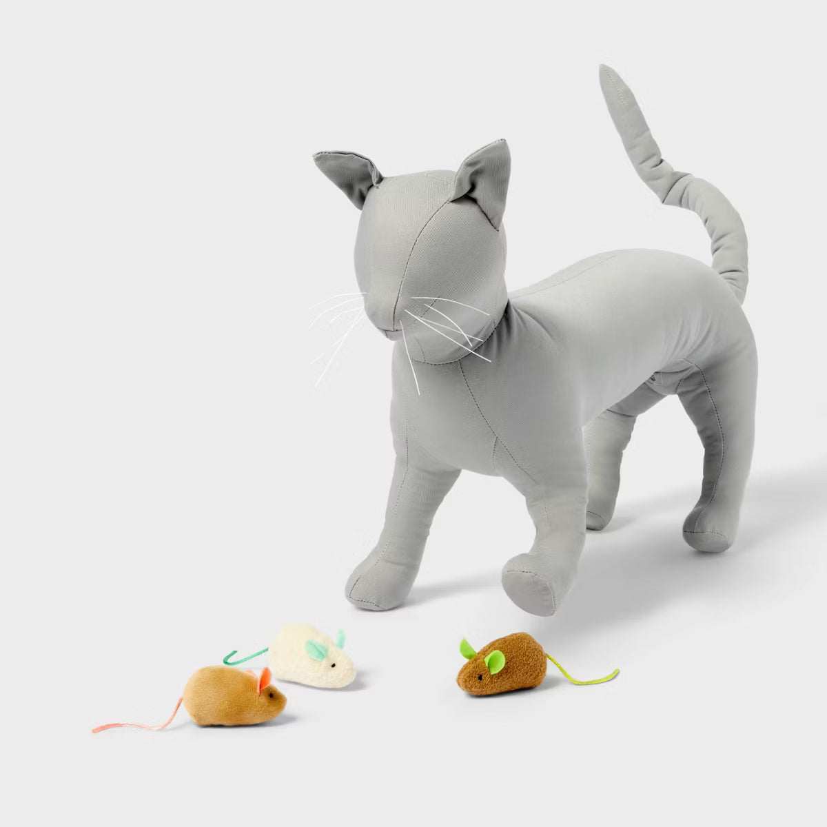 Mouse Cat Toy Set  3pk