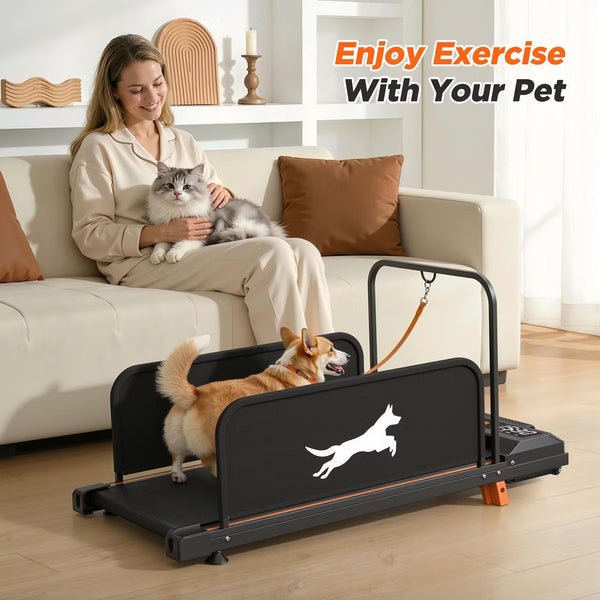 Blaze Foldable 2-in-1 Pet & Human Treadmill with Ultra Quiet 2.5HP Moto