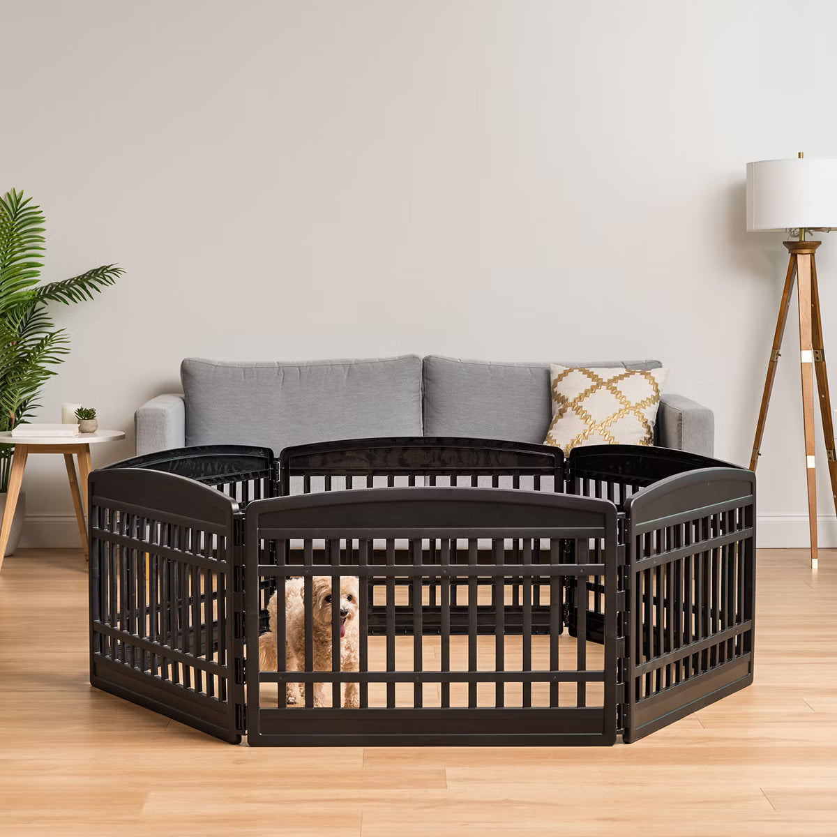 6-Panel 24" Pet Playpen, Puppy Playpen