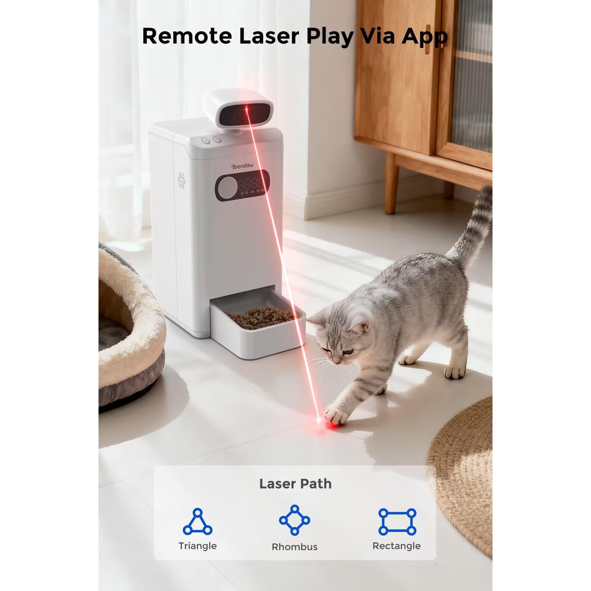 Automatic Cat Feeder with Camera & AI Subscription
