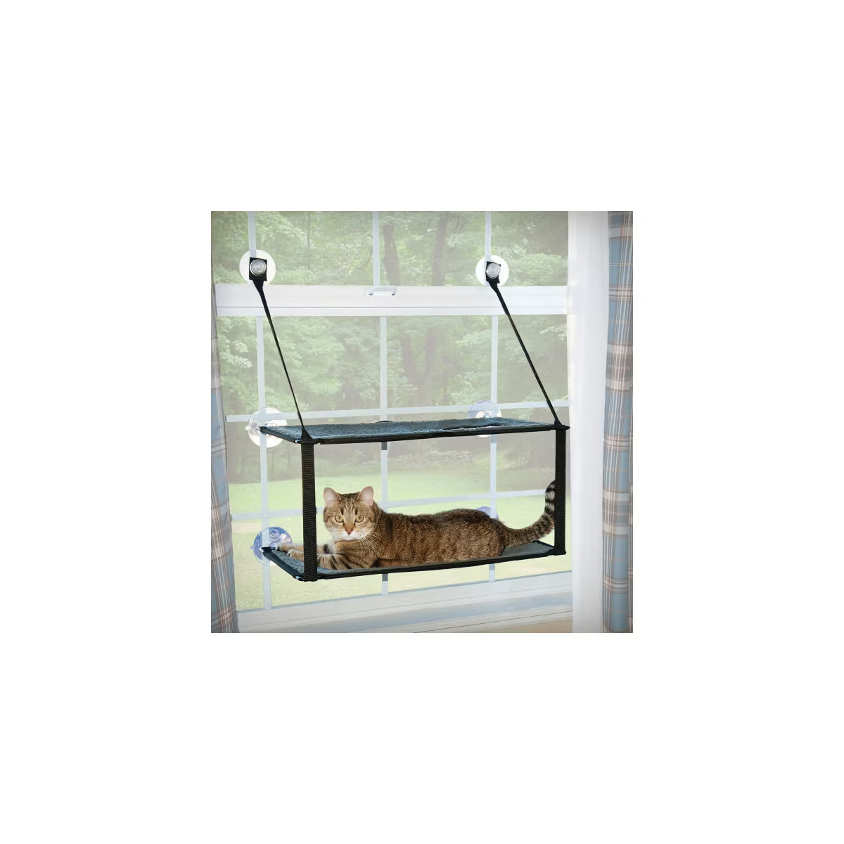 Window Kitty Sill Double Stack Gray 12" x 23"