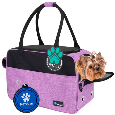 Airline Approved Soft Sided Pet Carrying Bag Pockets