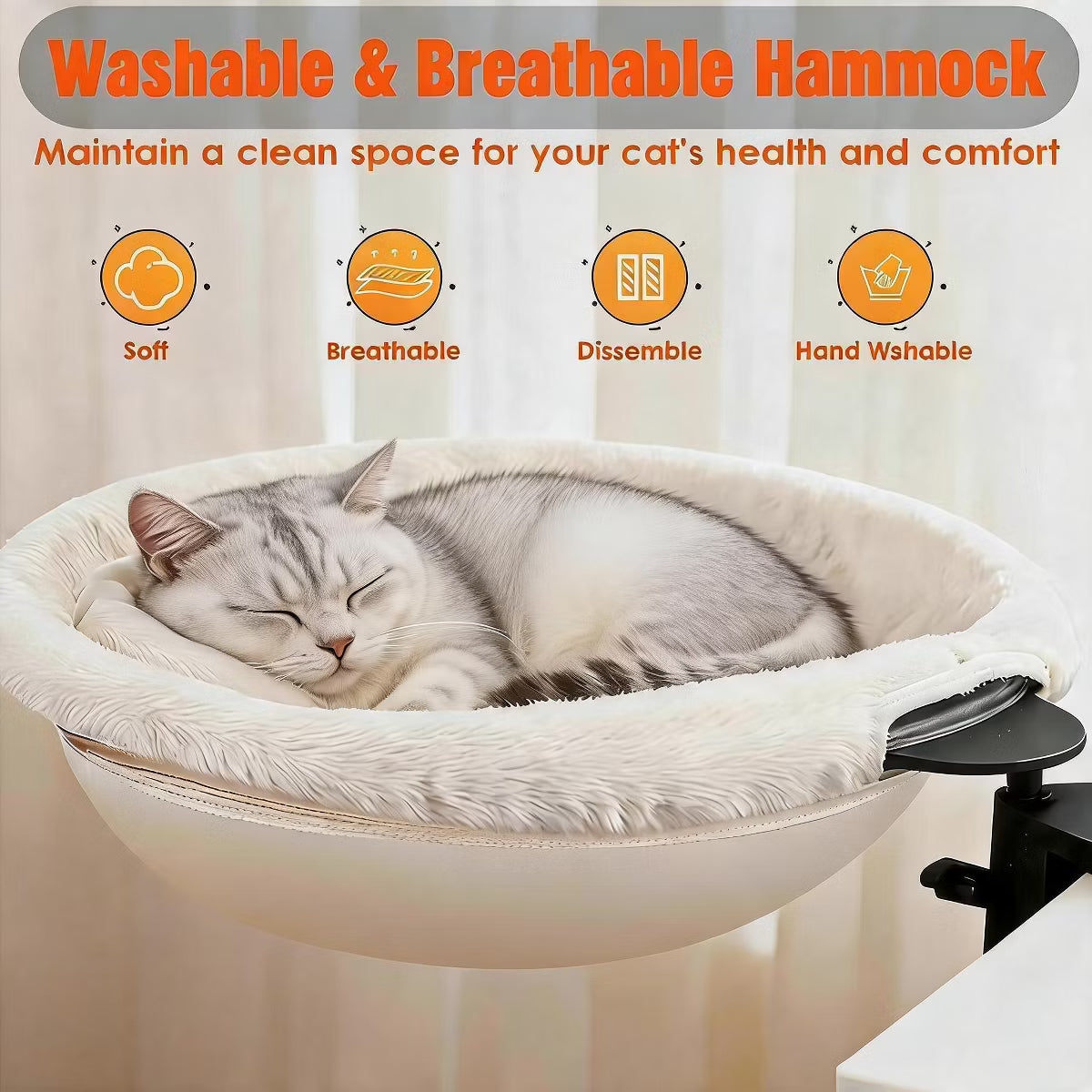 Round Rotating Cat Bed & Cat Table Bed
