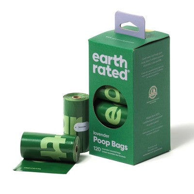 Earth Rated 120-count dog poop bags in lavender