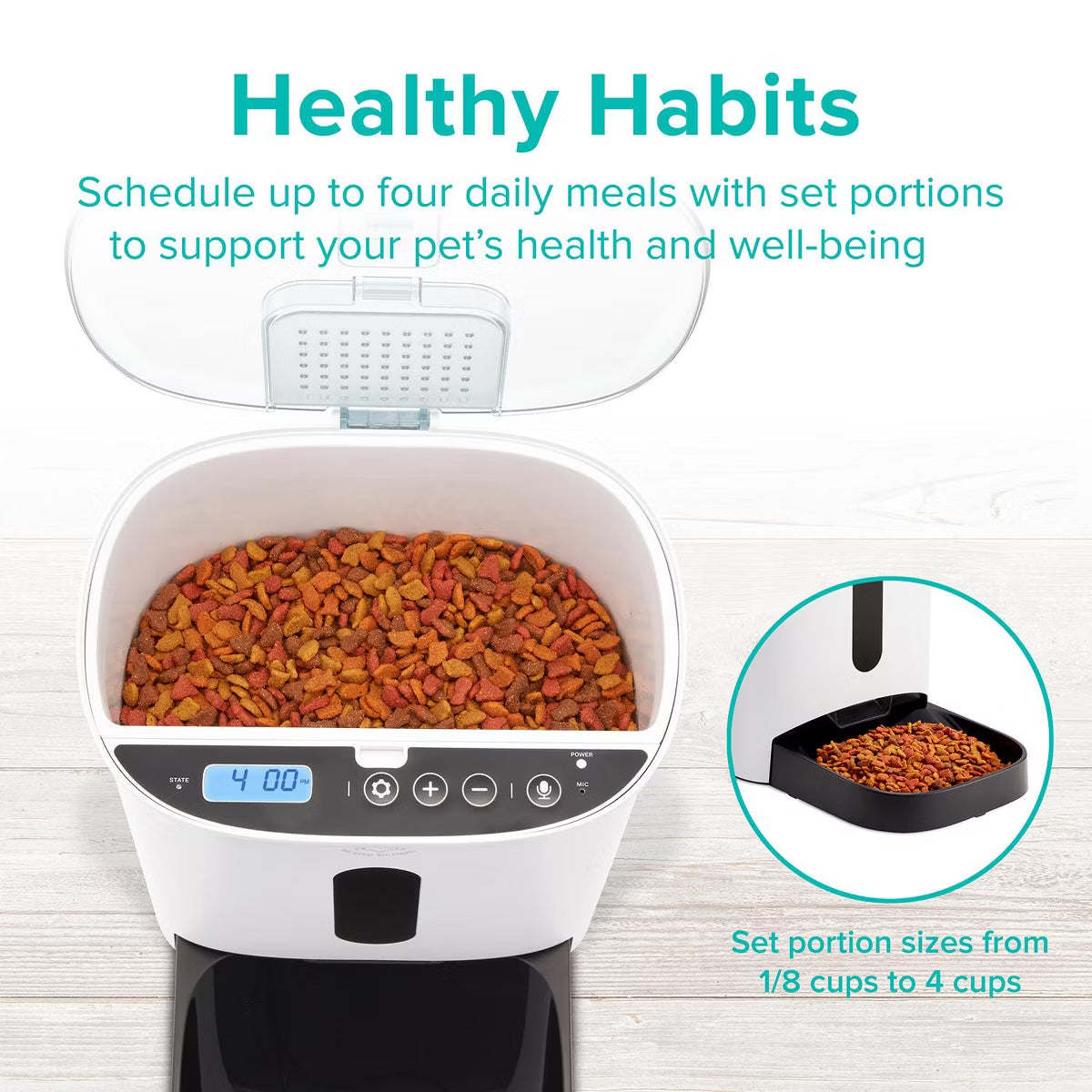 Automatic Pet Feeder W/Portion Control