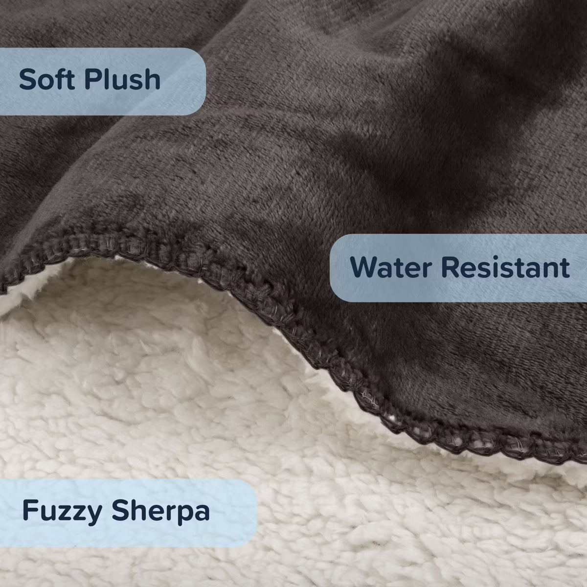 50x60in Waterproof Dog Blanket, Charcoal