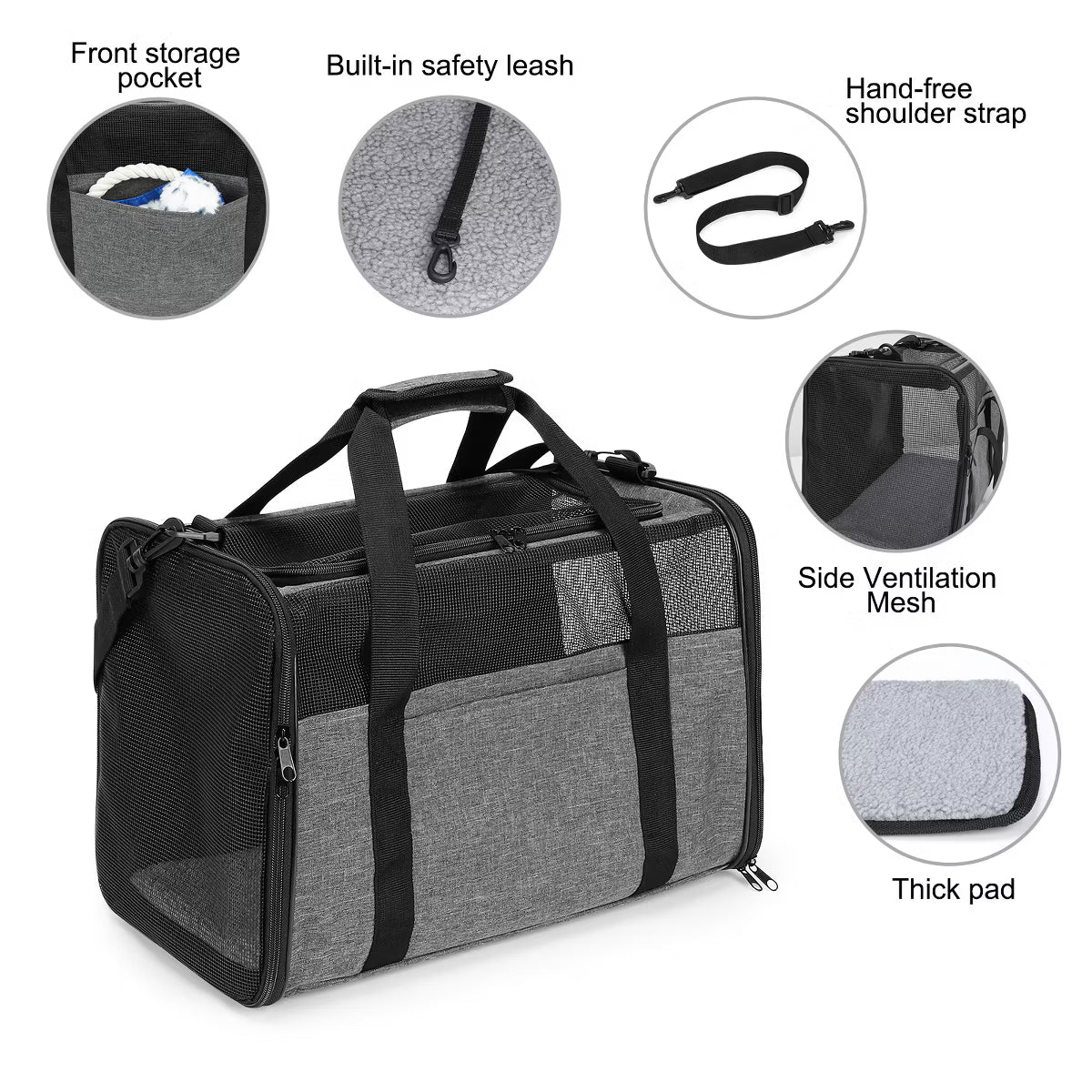 Cat Carriers Dog Carrier for Small / Medium Cats Dogs Puppies