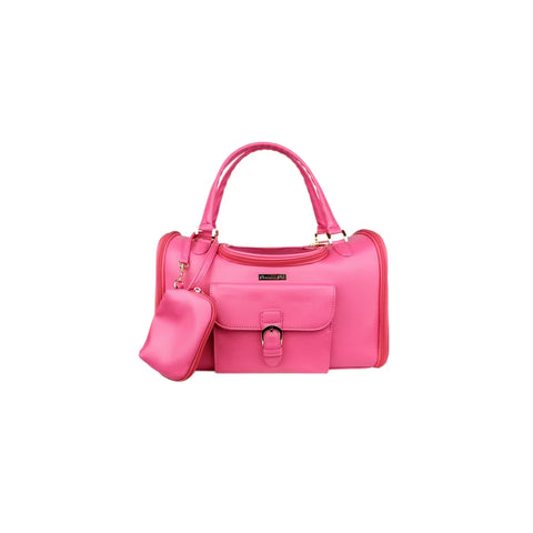 Comfortable and Soft Pink Pet Carrier for Cats