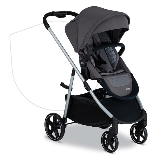 Grove Modular Lightweight Baby Stroller - Pindot Stone
