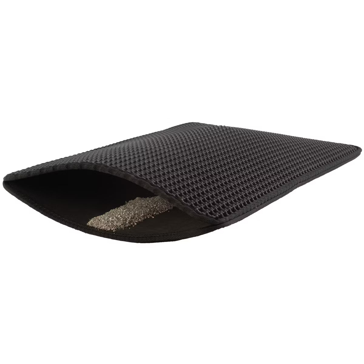 Waterproof Cat Litter Mat Black