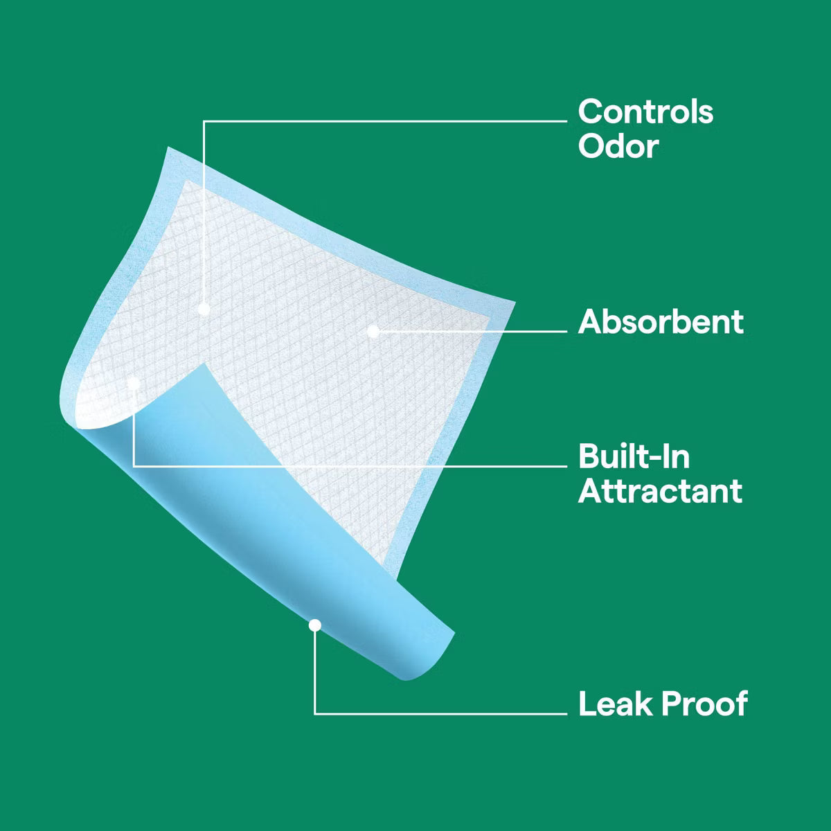 Puppy and Adult Dog Scented Training Pads - L