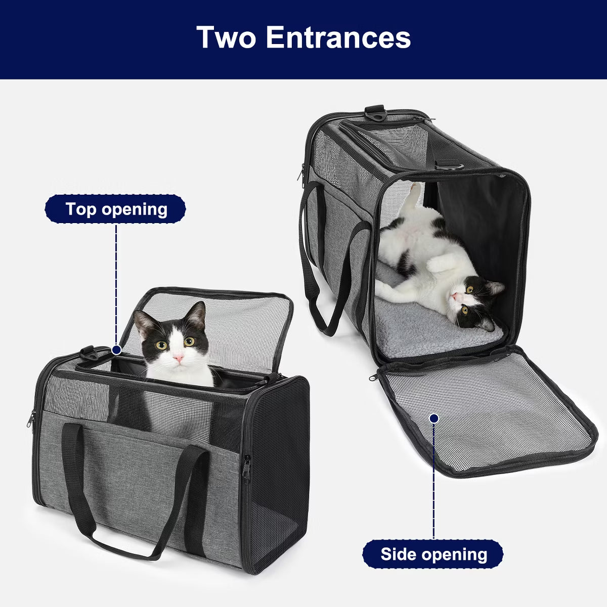 Cat Carriers Dog Carrier for Small / Medium Cats Dogs Puppies
